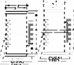 2 Inch Outside Shank Diameter, 7/8-20 Inside, Boring Head Shank Extension